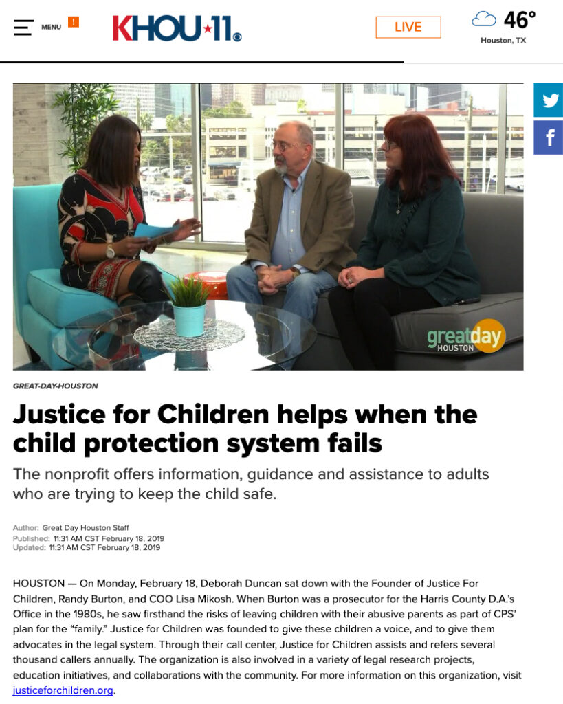 justice for children when child protection doesn't work